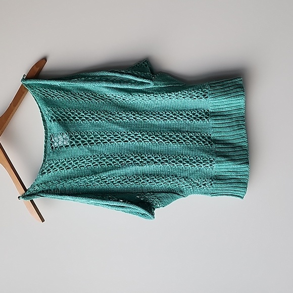 Vintage Marciano Boat Neck Pointelle Knit Tank Top - Picture 8 of 8